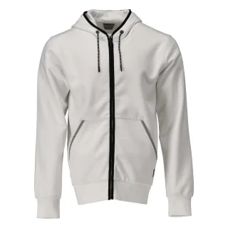 MASCOT Herren Kapuzensweatshirt mit Reißverschluss CUSTOMIZED Weiß L - 22486-378-06-L