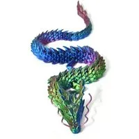Jumpeak Tierfigur 3d drache,3d tiere,drache 3d druck,drachen figuren,drachen spielzeug (8 Farben, 5 Größen), tiere figuren,tiere spielzeug,Kinderspielzeug,Weihnachtsgeschenke