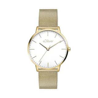s.Oliver Damenuhr Classic Mesh Medium SO-4463-MQ