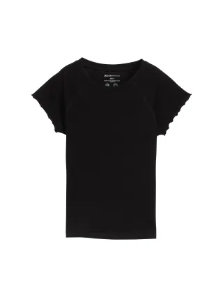 Denim Tom Tailor - Slim Fit Raglan T-Shirt deep black - Gr. - M