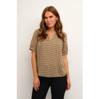 KAFFE Langarmbluse Bluse kurzarm KAsally