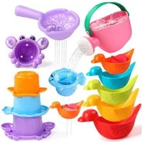 CLTYQ Badespielzeug Badezimmer-Spielzeug für Kinder, Wasser-Spielzeug, (10-tlg), Kinderpool-Spielzeug, geeignet für Kinder ab 3 Jahren