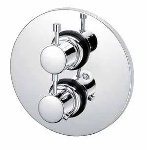 KAJA-Ipuri Thermostat-Fertigmont.-Satz f. Einbaukörper m. Absperrung, chrom 34552-C