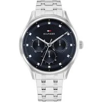 Tommy Hilfiger Multifunktionsuhr GIANNA 1782749, Quarzuhr, Armbanduhr, Damenuhr, Edelstahlarmband, analog, Tag