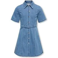 KIDS ONLY Jeanskleid KOGNOA SS BELTED DNM DRESS YOR mit abnehmbarem Gürtel