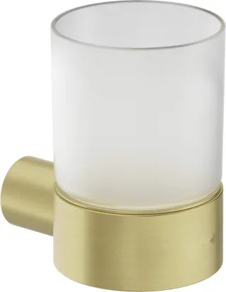 Neuesbad Becher Wandmontage, Gold Gebürstet NB1DEADRR9111
