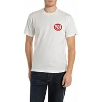 Replay T-Shirt mit 981-Print auf der Brust