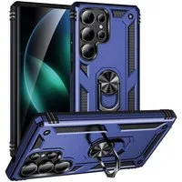 CoolGadget Handyhülle Armor Shield Case für Samsung Galaxy S25 Ultra 6,9 Zoll, Outdoor Cover mit Magnet Ringhalterung Hülle für Samsung S25 Ultra