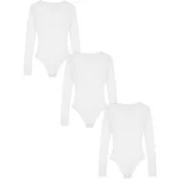 Diademita Body BASIC MAX Langarm Body Frauen 3er Pack (Set, 3-tlg., 3er Pack)