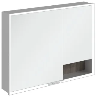Villeroy & Boch Einbau-Spiegelschrank My View+ A48210 1000x750x167mm mit Beleuchtung Stone Oak A48210RK