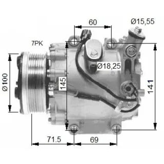 NRF Klimakompressor Honda Civic 8 2,2