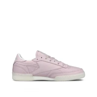 Reebok Club C 85 auf dem Hof ​​Schnüre-up rosa glattes Leder-Damen BD4463