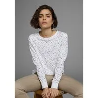 KangaROOS Sweatshirt Langarm, bedruckt, Rundhalsausschnitt, aus Interlockmaterial