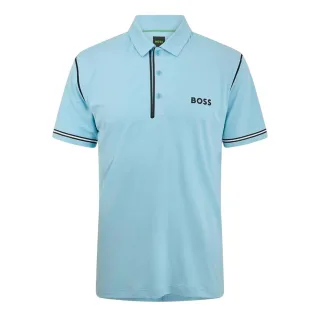 Boss - "Paddytech Goc" Poloshirt für Herren, Mit Kragen (Pastellblau)