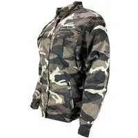 Bores Motorradjacke Military Jack Damen Textiljacke Wasserdicht Atmungsaktiv wasserabweisend reißfest wasserdichte