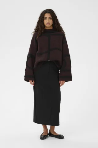 Strickpullover SLSorea Strickpullover Oversize fit wine