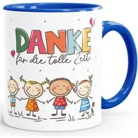 SpecialMe Tasse Kaffee-Tasse Danke Erzieherin Herz kleines Geschenk Abschied Spruch, Keramik