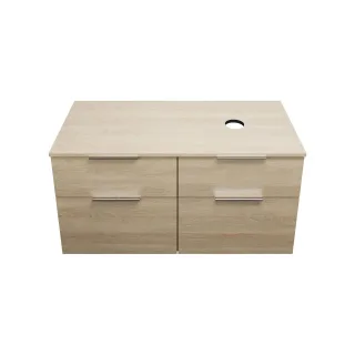 Burgbad Waschtischunterschrank Eqio 619x1200x550 Eiche Dekor Cashmere, SGUU120RF3180 SGUU120RF3180