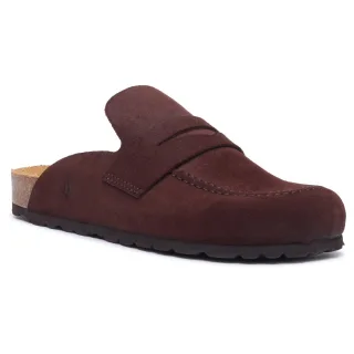 Hush Puppies Briar Geschlossene Zehe Wildleder Damen Muiltjes SCHOKOLADEN