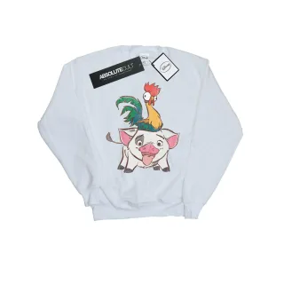 Disney - "Moana Hei Hei And Pua" Sweatshirt für Herren (Weiß)