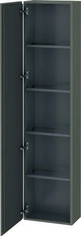 Duravit L-Cube Hochschrank Flanell Grau Seidenmatt 400x243x1760 mm - LC1170L9090 LC1170L9090