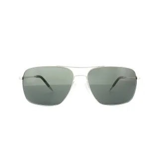 Lunettes De Soleil Oliver Peoples Clifton 1150 5036/P2 Argent Midnight Express VFX Polarisé