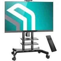 ONKRON TV-Ständer ONKRON 50"-86", 90 kg max, VESA 800x500, TS1881E, (bis 86,00 Zoll, TV Ständer mit Motor, TV Ständer mit Motor, Automatische Höhenverstellung mit Fernsteuerung, TV Standfuss)