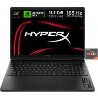 HP HyperX OMEN 15-gb0071ng Gaming-Notebook (38,8 cm/15,3 Zoll, AMD Ryzen 7 8745HX, GeForce RTX 5070, 16 GB, 512 GB SSD)