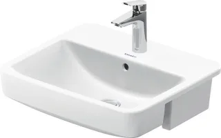 Duravit Duravit No.1 Halbeinbauwaschtisch Weiß Hochglanz 550 mm - 03765500002 03765500002