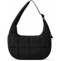 nsihing Schultertasche Damen-Schultertasche, halbmondförmige Schultertasche, kleine Damen-Umhängetasche, Nylon-Handtasche