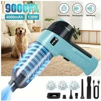 KNKA Bodenstaubsauger 120W Staubsauger, Leistungsstark, mit energiesparenden,9000Pa, 120 W, mit Beutel, Beutellos, 3 HEPA-Filter,9000 Pa,30 Min Laufzeit, USB‑C Schnellladung