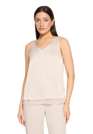 Betty Barclay - Blusentop grau beige - Gr. - 48