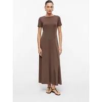 s.Oliver Midikleid Kleid Maxikleid im Slim Fit mit Schlitz