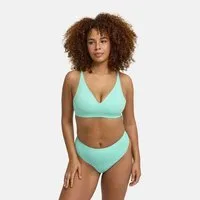 cfab (creamy fabrics) Bügelloser BH Comfort Push-Up BH-Teal Mint-XS (1-tlg)