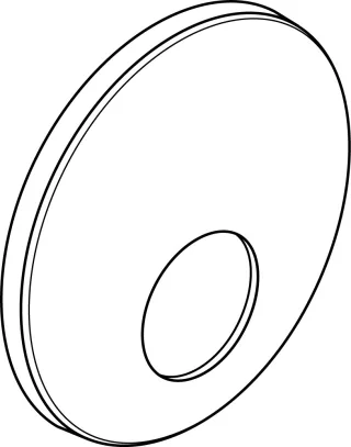 Ideal Standard JADO Rosette, rund, Chrom A963148AA