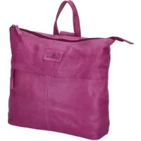 The Skandinavian Brand Freizeitrucksack The Skandinavian Brand Damen Leder Rucksack Purple (1-tlg)