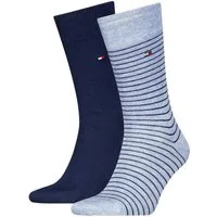 Tommy Hilfiger Socken TH MEN SMALL STRIPE SOCK 2P (2-Paar, 2 Paar) Tommy Hilfiger-Branding
