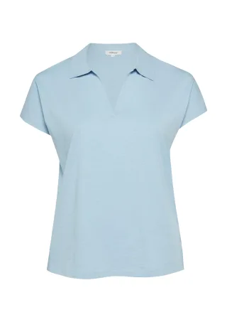 s.Oliver - Polo-Shirt blau - Gr. - 54