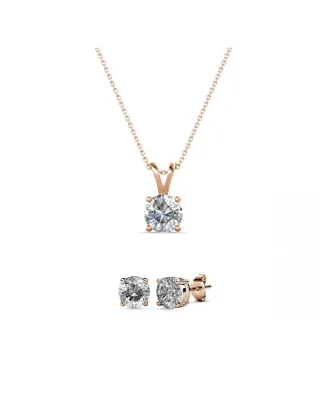 Parure et Coffret Mary - Oder Rosé et Cristal