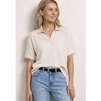 STREET ONE Poloshirt 2-in-1 Mesh-Poloshirt mit Kurzarm