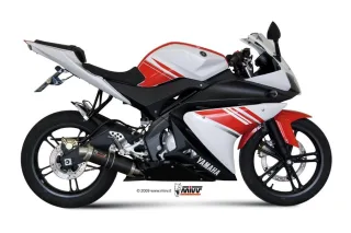 Sport Auspuff Komplettanlage +Krümmer MIVV GP Carbon Yamaha YZF-R 125 Bj.2008-2013 Typ:RE061 mit ABE