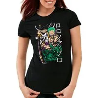 style3 T-Shirt Swordsman one piece japan anime luffy manga ruffy