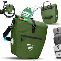 MIVELO Fahrradtasche Gepäckträgertasche wasserdicht inkl. Gurt für Umhängetasche, Zwei Varianten wählbar
