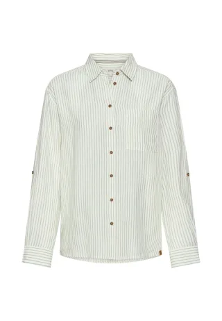 camel active - Bluse mit Kentkragen jade/white - Gr. - S