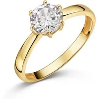 Firetti Fingerring Schmuck Geschenk Silber 925 Damenring Ring Solitär, mit Zirkonia (synth)