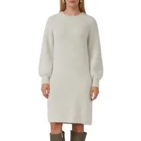 s.Oliver BLACK LABEL Strickkleid mit geripptem Saum