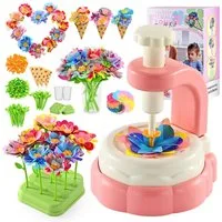 Flintry Kreativset Flower Schmuck-Bastelset,Paper Art Flowers & Butterflies,Geschenke, Blumenpress-Bastelset für Kinder,DIY Set Blumen Garten,für 3-12 Jahre