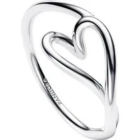 Pandora Silberring DamenHerz Klein Silber