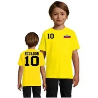 Blondie & Brownie T-Shirt Kinder Ecuador Sport Trikot Fußball Weltmeister WM Copa America