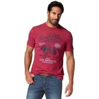 Arizona T-Shirt Kurzarm, melierte Optik, Rundhals, aus Baumwollmischung